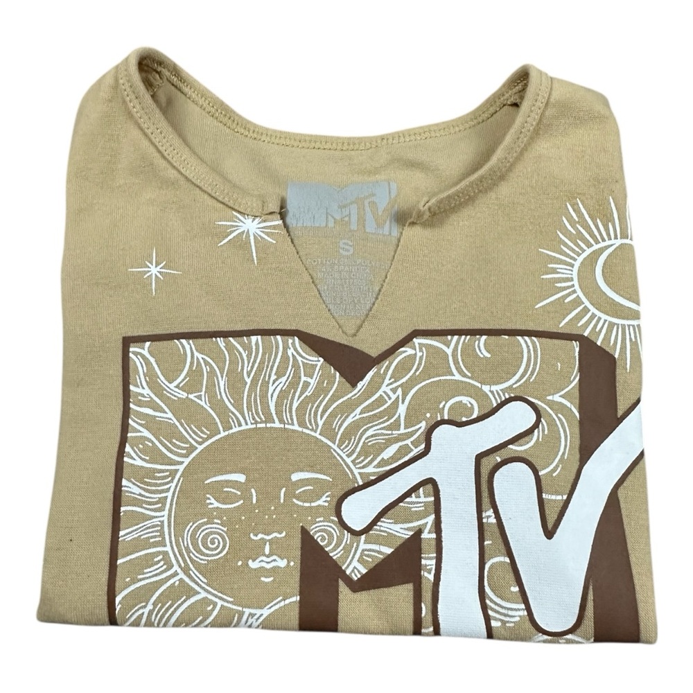 MTV Music Television Graphic Crop Top — Juniors Small